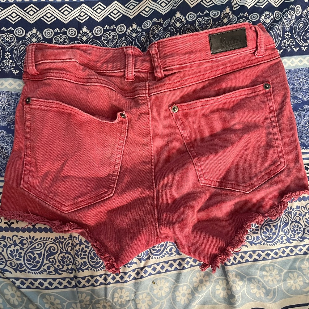 Kardinal denim shorts women small